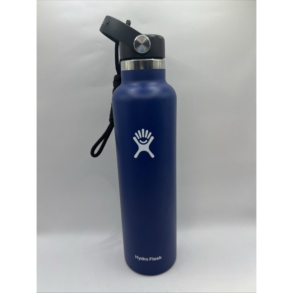Hydro Flask 24 Oz Double Wall Vacuum Insulated Stainless‎ Steel Sports - Blue - Picture 1 of 11